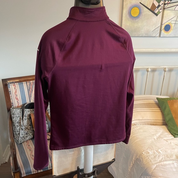 Quarter zip, fleece lined full sleeve active top - Picture 3 of 3